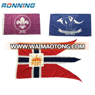 Professional Large Screen Printed Custom Flags